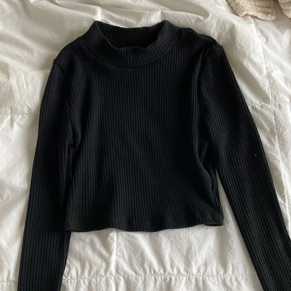 Princess Polly Cropped Long Sleeve Top